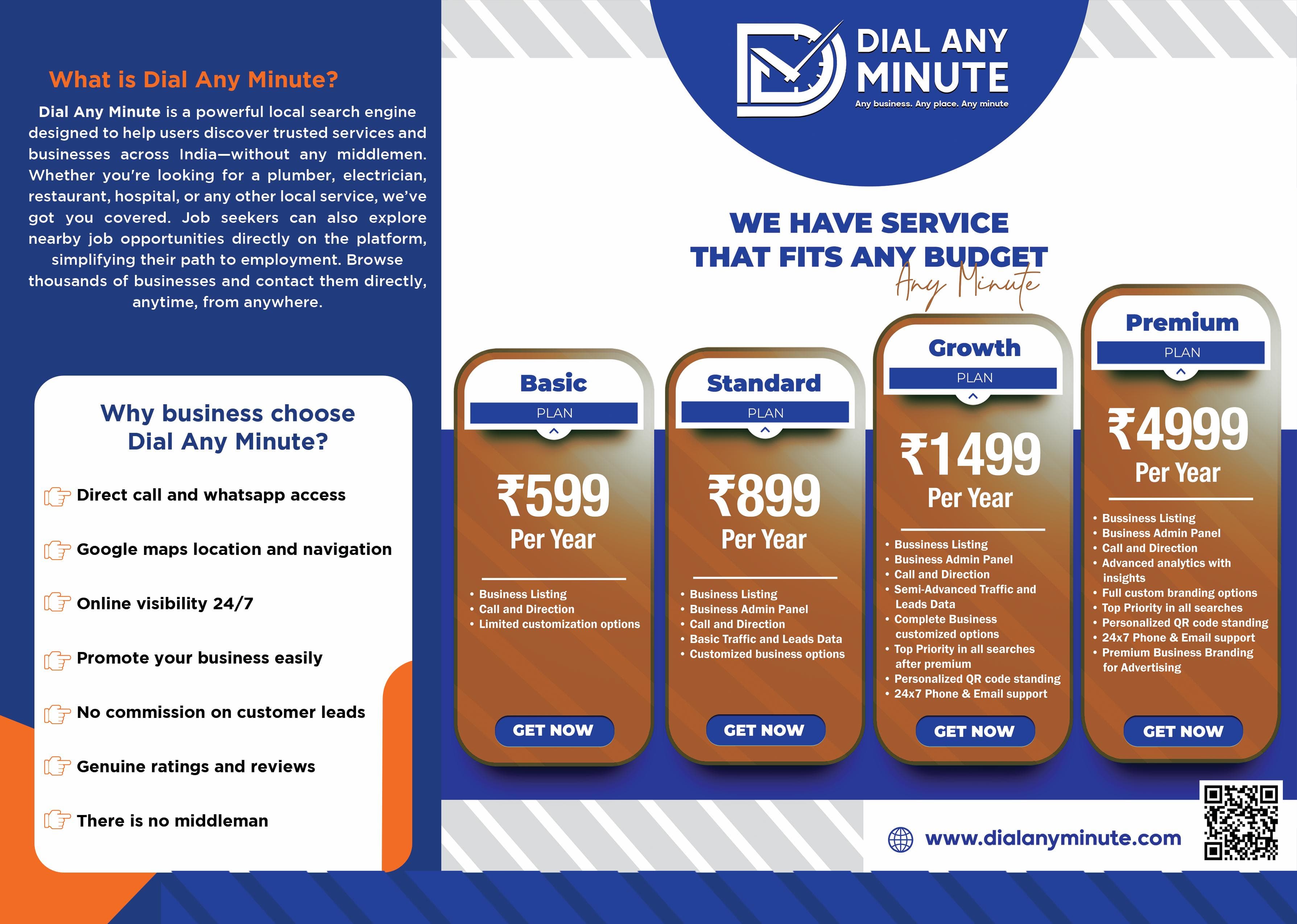 Dial Any Minute Seller Plan Details Dial Any Minute Seller Plan Details